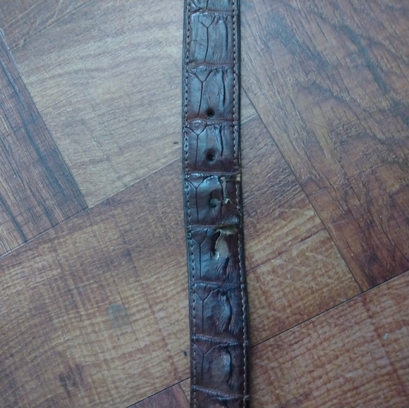 Genuine Crocodile Men's Belt - Picture 3 of 6